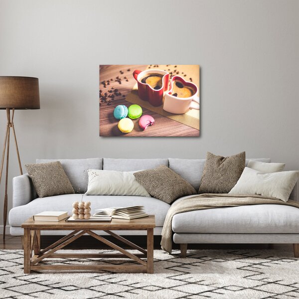 Slika kave i makarona (70x50 cm)