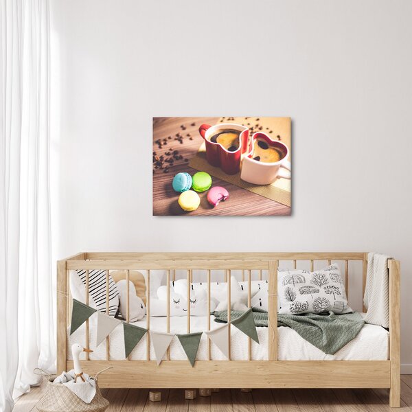 Slika kave i makarona (70x50 cm)