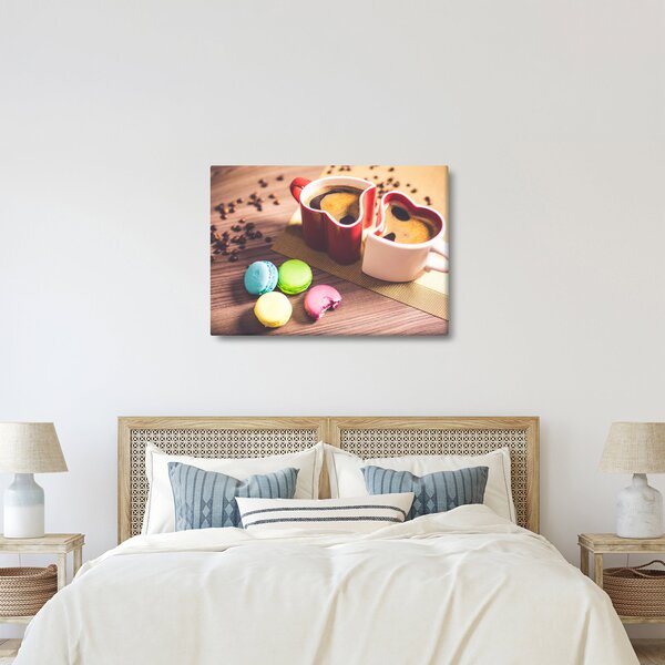Slika kave i makarona (70x50 cm)