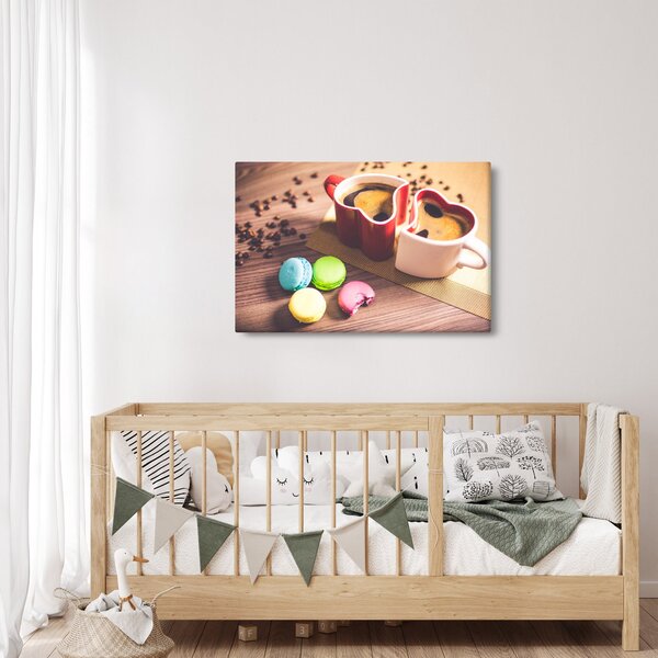 Slika kave i makarona (90x60 cm)