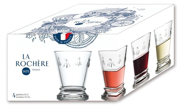Čaše u setu 4 kom 260 ml Abeille – La Rochére