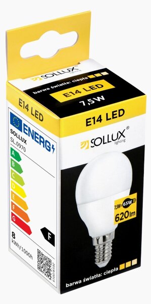 LED žarulja E14 3000K 7,5W 620lm