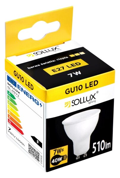LED žarulja GU10 3000K 7W 510lm
