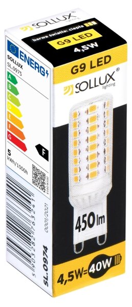 LED žarulja G9 3000K 4,5W 450lm