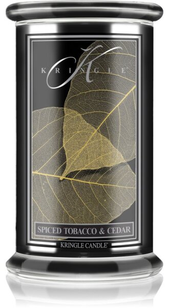 Kringle Candle Spiced Tobacco & Cedar mirisna svijeća 623 g