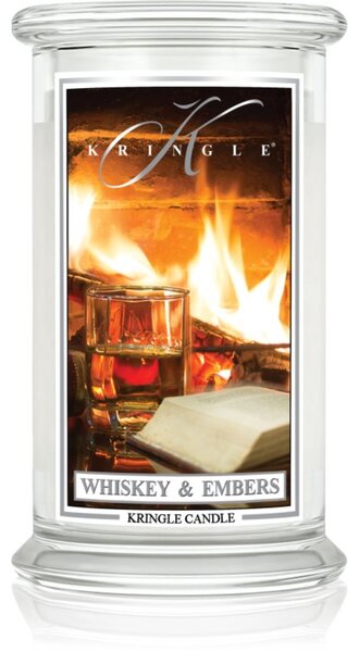 Kringle Candle Whiskey & Embers mirisna svijeća 623 g