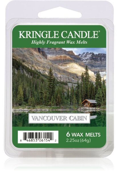 Kringle Candle Vancouver Cabin 6 Wax Melts mirisna svijeća 64 g