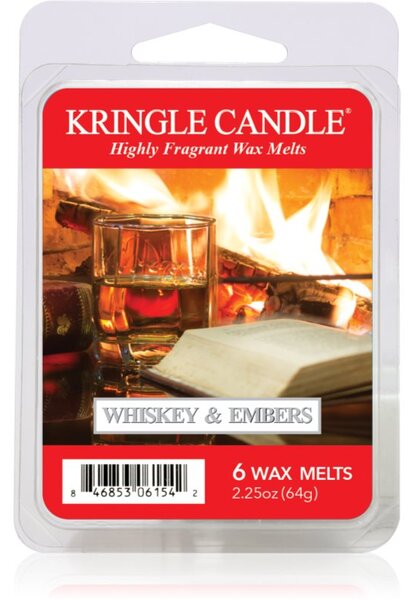 Kringle Candle Whiskey & Embers vosak za aroma lampu 64 g