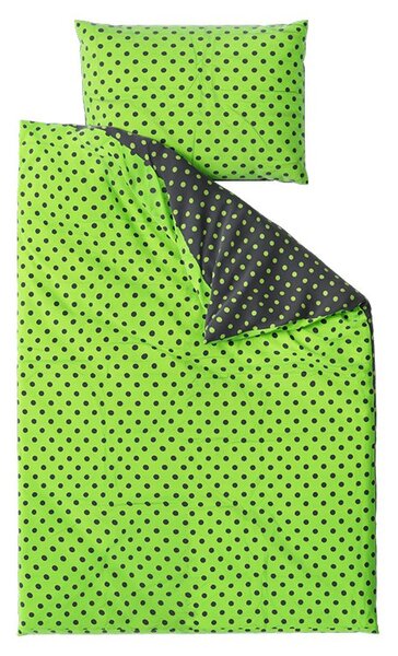 Poli-pamučna posteljina COLAM GREEN POLY zelena Dimenzije posteljine: 70 x 90 cm | 140 x 200 cm
