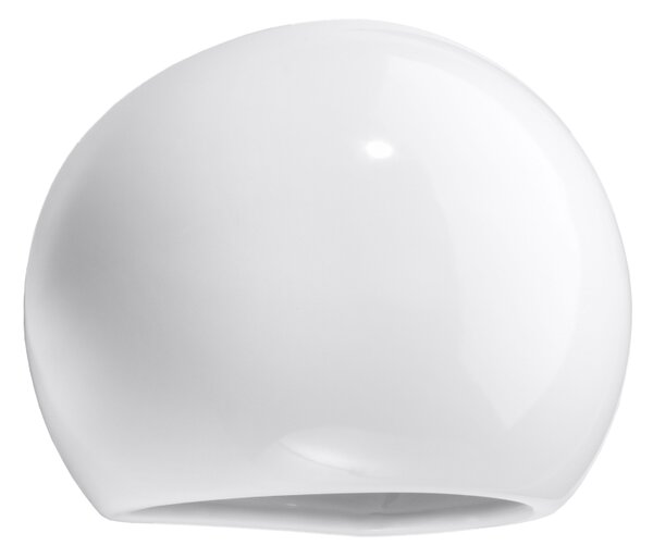 Lakirana zidna svjetiljka GLOBE bijela sjajna