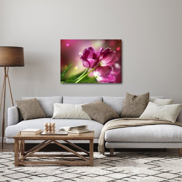 Slika ružičastih tulipana (70x50 cm)