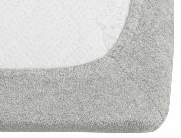 Frotirna plahta EXCLUSIVE svijetlosiva 160 x 200 cm