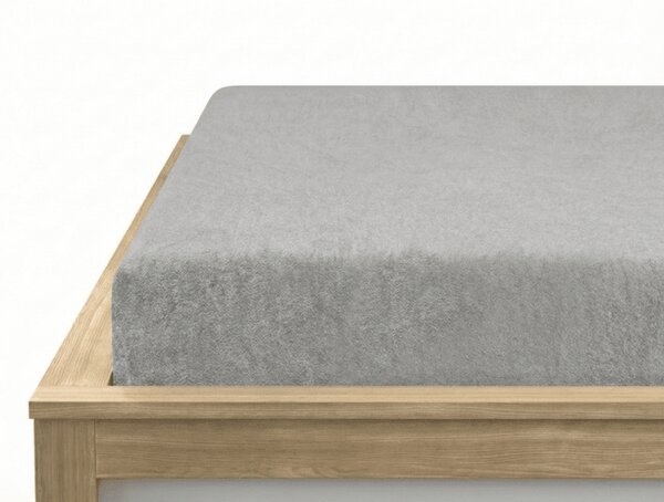 Frotirna plahta EXCLUSIVE svijetlosiva 160 x 200 cm