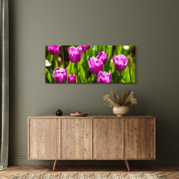 Slika tulipana na livadi (120x50 cm)