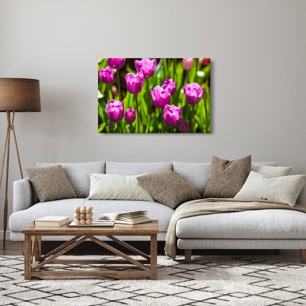 Slika tulipana na livadi (90x60 cm)