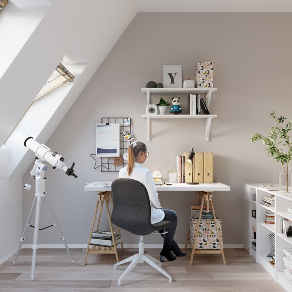 Stolna lampa RING crna
