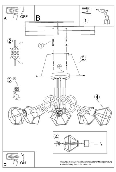 Luster ARTEMIS 5S crna