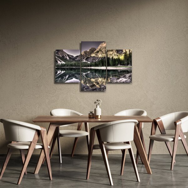 Slika jezera u planinama (90x60 cm)