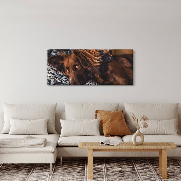 Slika pasa koji leže (120x50 cm)