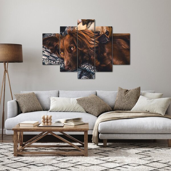 Slika pasa koji leže (150x105 cm)