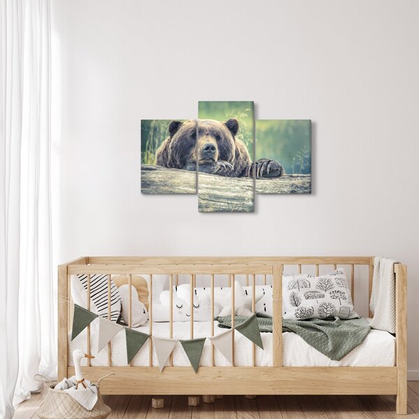 Slika medvjeda (90x60 cm)