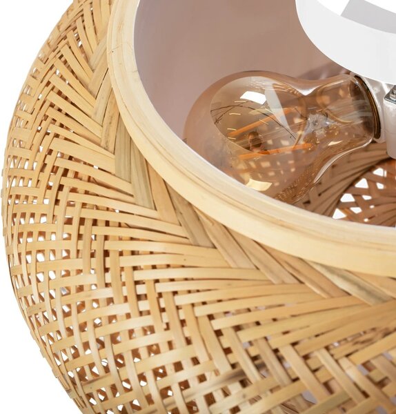 Pleteni lampion od bambusa u boho stilu