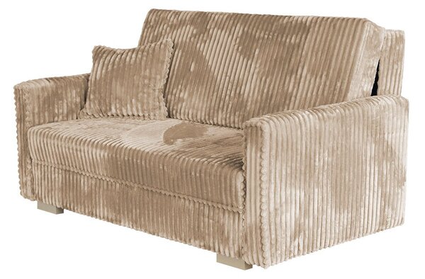Sofa na razvlačenje Clovea Piano III (svijetlosmeđa) (s prostorom za odlaganje)