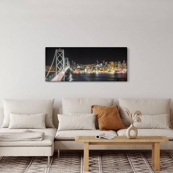 Slika Brooklyn mostova i New Yorka (120x50 cm)