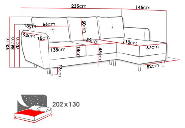 Zondo.hr Sofa Mayer (metvica). 1122613