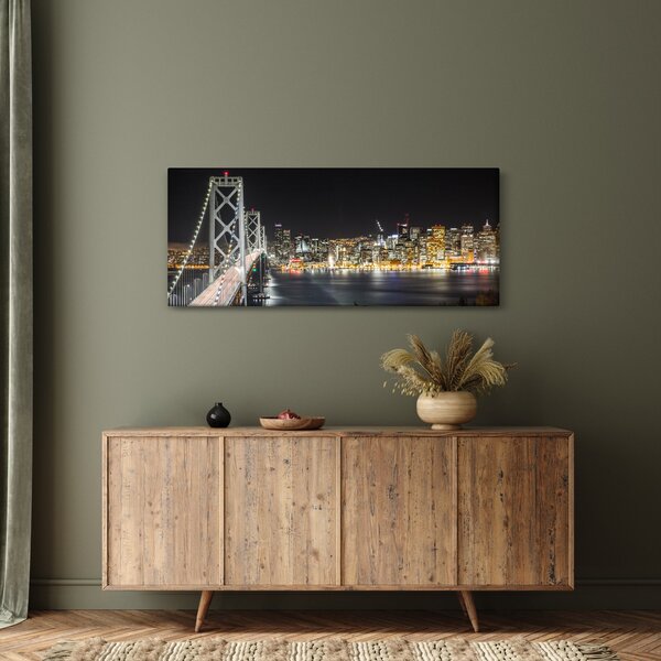 Slika Brooklyn mostova i New Yorka (120x50 cm)