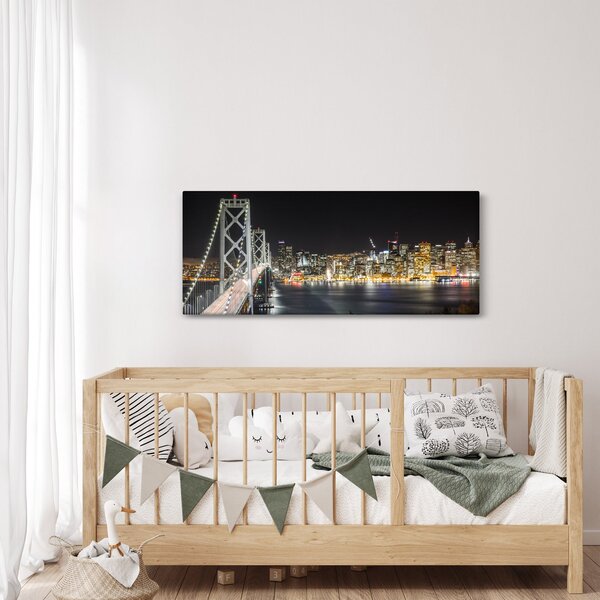 Slika Brooklyn mostova i New Yorka (120x50 cm)