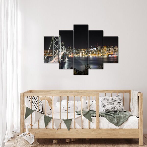 Slika Brooklyn mostova i New Yorka (150x105 cm)