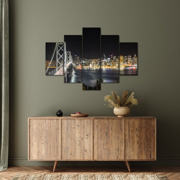 Slika Brooklyn mostova i New Yorka (150x105 cm)