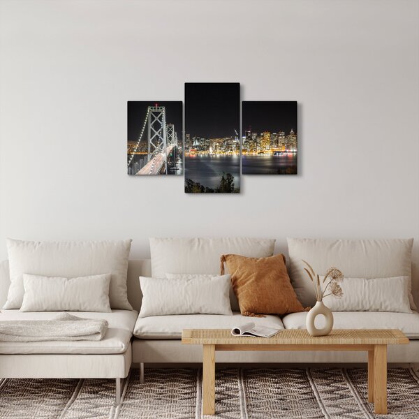 Slika Brooklyn mostova i New Yorka (90x60 cm)