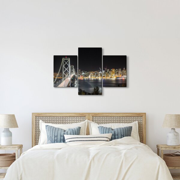 Slika Brooklyn mostova i New Yorka (90x60 cm)