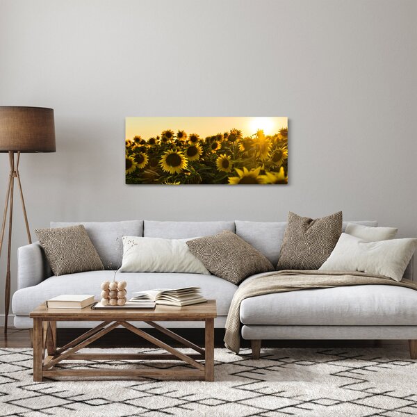 Slika polja suncokreta (120x50 cm)