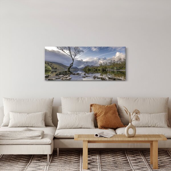 Slika rijeke sa stablom (120x50 cm)
