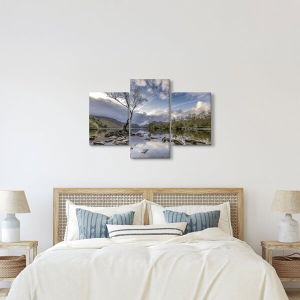 Slika rijeke sa stablom (90x60 cm)
