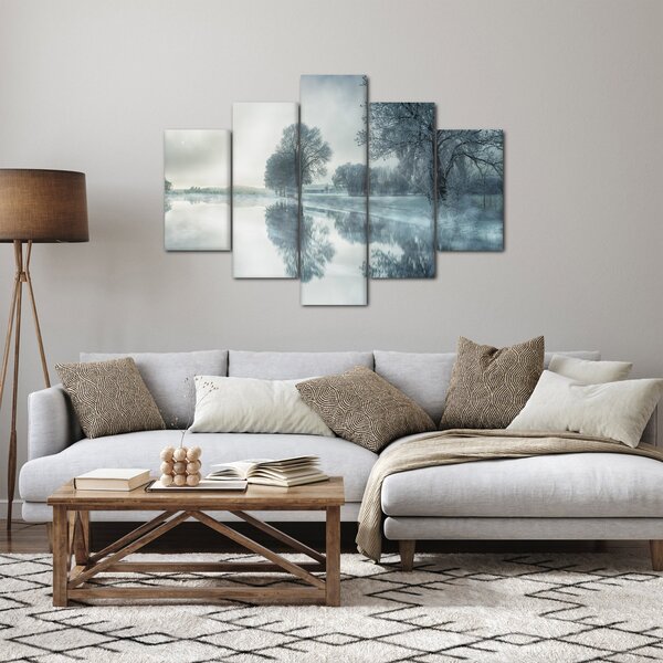 Slika zimske prirode (150x105 cm)