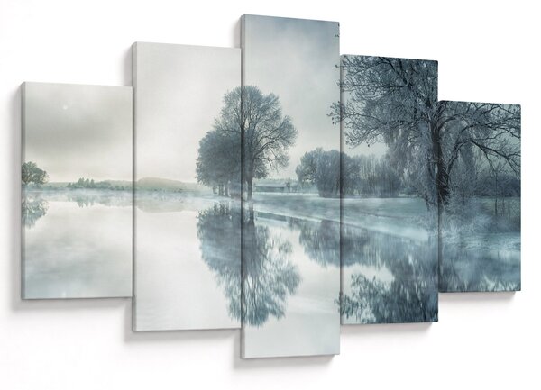 Slika zimske prirode (150x105 cm)