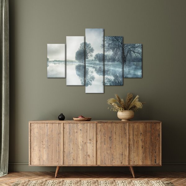 Slika zimske prirode (150x105 cm)