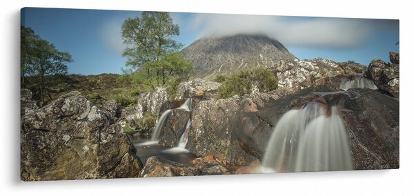 Slika slapova i planina (120x50 cm)