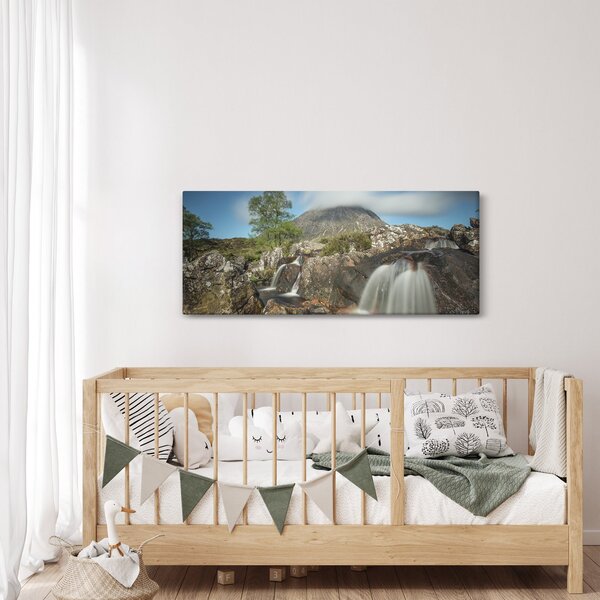 Slika slapova i planina (120x50 cm)