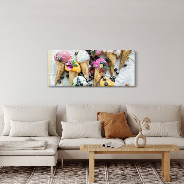 Slika sa sladoledom (120x50 cm)