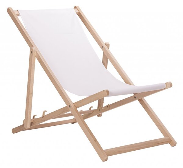 ATMOWOOD Navlaka za vrtnu ležaljku 107 x 42 cm - bijela