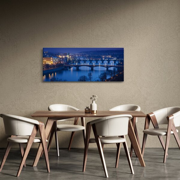 Slika praških mostova (120x50 cm)