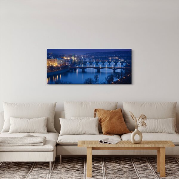 Slika praških mostova (120x50 cm)