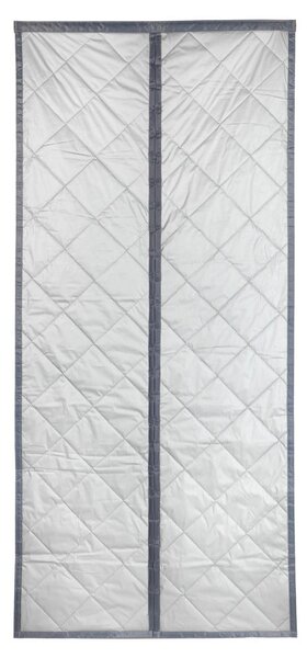 Siva/u srebrnoj boji termo izolacijska zavjesa za vrata 90x200 cm – Maximex