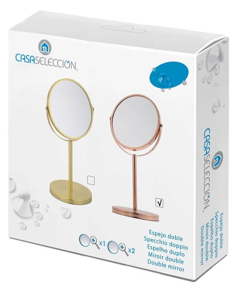 Kozmetičko povećavajuće ogledalo (2x) ø 17 cm – Casa Selección