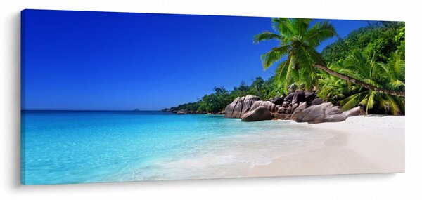Slika plaže na otoku Praslin (120x50 cm)